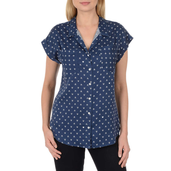 Jachs Tops - Jachs Girlfriend Ladies Short Sleeve Tencel Blouse